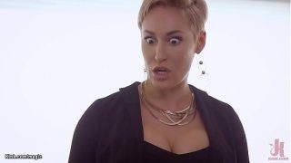 Stepdad Tommy and big boobs blond MILF stepmother Ryan Keely bind sexy petite blonde stepdaughter Eliza Jane and anal fuck her