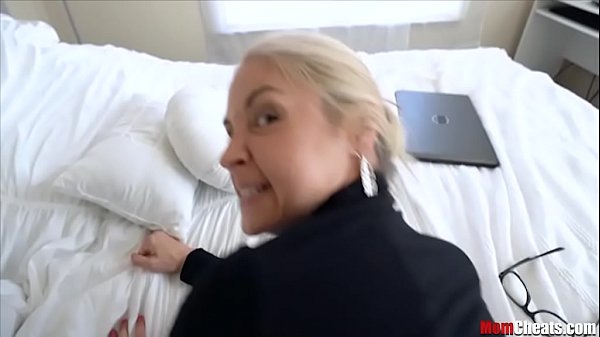Blonde MILF Seduces Stepson For Rough Session